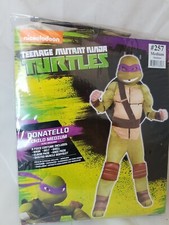 NEW Nickelodeon TEENAGE MUTANT NINJA TURTLES Donatello kids Costume Medium 8-10 picture