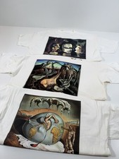 Vintage Salvador Dali Museum Shirt Men's XL White Graphic Tee Lot 3 Jerzees Art picture