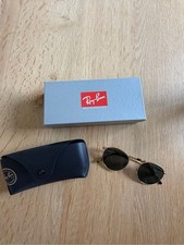 Ray-Ban RB3637 New Round Sunglasses – Gold Frame / Green Lenses picture