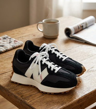 [BIG SALE] New Balance 327 women's sneakers - Black/White - NEW TAG picture