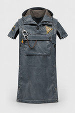 Control resonant dylan faden leather poncho picture