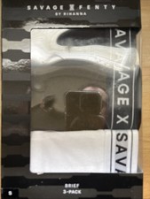 SavageXFenty Mens. Briefs - by Rihanna  3-Pack.Multi-Color Small . New In Box. picture