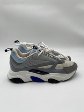 Men’s Christian Dior B22 Sneakers Lace Up Shoes Color White /Blue/Gray Size 41 picture