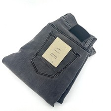 Hudson Blake Jeans Slim Straight Mens 30 Gray Dual Denim Hybrid Comfort NWT picture
