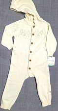 Little Planet by Carter's Organic Cotton Knit Hooded One-Piece Coverall 12M picture