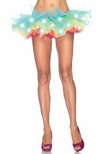 Leg Avenue Women's Rainbow Organza Tutu One size (90bs - 160lbs) picture