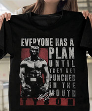 Collection Mike Tyson Cotton Gift For Family Black S-234XL Unisex T-shirt S3713 picture