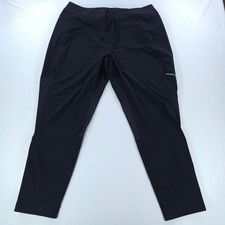 NWT Patagonia Women's Wind Shield Pants Black XL Windproof DWR Running Hiking picture
