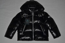 AUTHENTIC MACKAGE JESSE UNISEX Lustrous light down jacket 2-6 years BLACK NEW picture