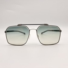 NEW TAG Heuer TH40026U 17P Matte Silver Titanium Yellow Sunglasses MSRP $990 picture
