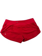 Lululemon Speed Up 2.5” Inseam Lined Short Size 10 Red picture