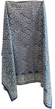 Indian Handblock Floral Printed 100% Cotton Sarong Pareo For Women picture
