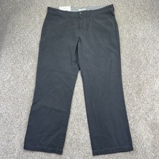 Calvin Klein The Bryant Pants Mens Size 38x29 (Actual 39x28) Gray Stripe NWT picture
