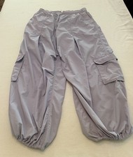 Anthropologie Daily Practice Balloon Parachute Pant Women's  Size Large Lilac picture