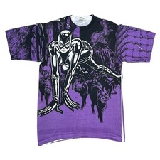 Vintage 1991 DC Comics Catwoman AOP Tee Shirt Size Large 22