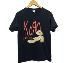 Vintage Korn Issues Album Late 2000’s T Shirt doll Size Small Mens Tour picture