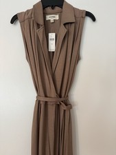 NWT Anthropologie Tan wrap Dress Versatile Travel Size XS picture