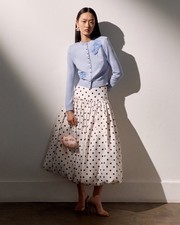 self portrait BLUE FLOWER KNIT CARDIGAN $ 460 Size S picture