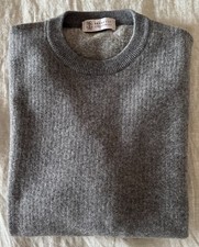Brunello Cucinelli Wool/Cashmere Crewneck Sweater Men EU52 picture