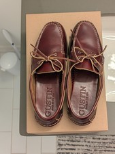 Gustin Boat Shoes - Burgundy - Size 10 (NEARLY BRAND NEW) picture