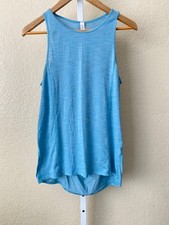 Lululemon Blue Open Back Drape Tank Top - Size 4 - Excellent Condition picture