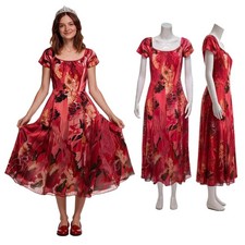 Patricia Red Dress Cosplay Costume Outfit Halloween Carnival Party Suit picture