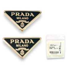 PRADA A53V A51V A50V A50S A51S A52S Sunglasses Black/Gold Icon Logo Genuine Pair picture
