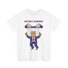 Trump Shirt, Putin's Puppet Trump Is A Russian Asset Political Parody T-shirt  picture