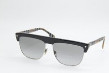 NEW BURBERRY B 4325 3757/87 BLACK BROWN PRINT AUTHENTIC SUNGLASSES 59-14 picture