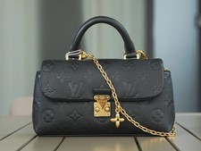 Louis Vuitton Madeleine Monogram Empreinte Black Handbag Chain Shoulder Bag GHW picture
