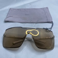 Vintage Christian Dior Viktim 1 Sunglasses White Shield Visor Galliano As-Is picture