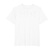 Funny Dancing Skeleton Halloween Costume T-Shirt - Skull Graphic Tee for Parties picture