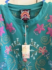 NWT Women’s Johnny Was Thermal Henley- Sisa picture