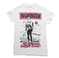 Universal Monsters Frankenstein Original Horror Show Graphic  T-Shirt NEW picture