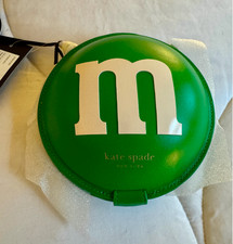 Kate Spade M&M's Novelty Rare Green Crossbody Bag Purse New LIMITED EDITION picture