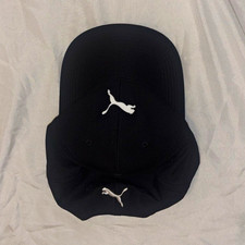 PUMA Golf Black Adjustable Men's Baseball Cap One Size Polyester Knit picture