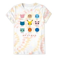 Girls Pokemon Tie-Dye Short Sleeve Character Graphic T-Shirt-Sizes 4-16 picture