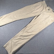 Roark Straight Fit Chinos Mens 32 Tan Khaki Cotton Twill Porter Pants 3.0 RP282 picture
