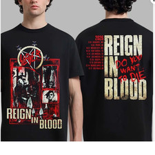 Slayer Reign in Blood 40th Anniversary Tour 2026 Merch Inspired T-Shirt picture