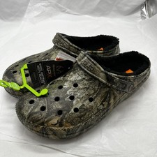 Crocs Classic Lined Clog Realtree APX Camo  Mens 12 210879-90H picture