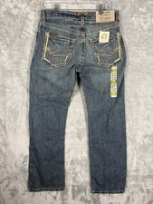 NEW Ariat M5 Jeans Straight Fit Men's 31x30 Gambler Wash Boot Cut Embroidered picture