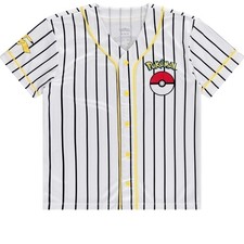 Boys Pokémon Baseball Jersey Shirt - Featuring Pikachu, Charizard, Squirtle... picture