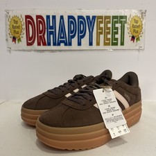 Adidas VL Court Bold Kids Sportswear Shoes Brown KK4502 New picture