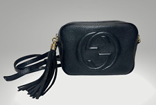 Gucci Soho Disco Black Leather Handbag - Good Condition picture