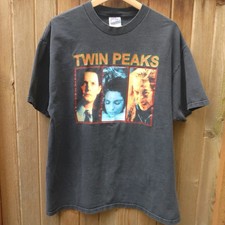 Twin Peaks Graphic Black Cotton T-Shirt Unisex S 5XL picture