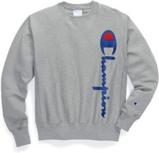 Champion Men's Reverse Weave Crewneck Oversized Flock Sweatshirt GF70 Loose Fit picture