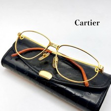 READ DESC Vintage Cartier Paris Gold Eyeglasses 57-15-135 Bifocal France picture