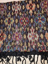 NWT Sacred Threads 100% Viscose Rayon Scarf Boho Patterned India Multicolor picture
