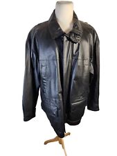 David Taylor Men's Sz XL Black Color Genuine Leather Coat SH17 picture