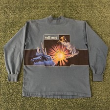 Vintage 90s Wolf Creek Colorado Ski Resort Long Sleeve Shirt AOP Wrap Around L picture